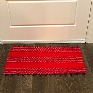 Sangria Handmade Door Bath Kitchen Mat or Rug